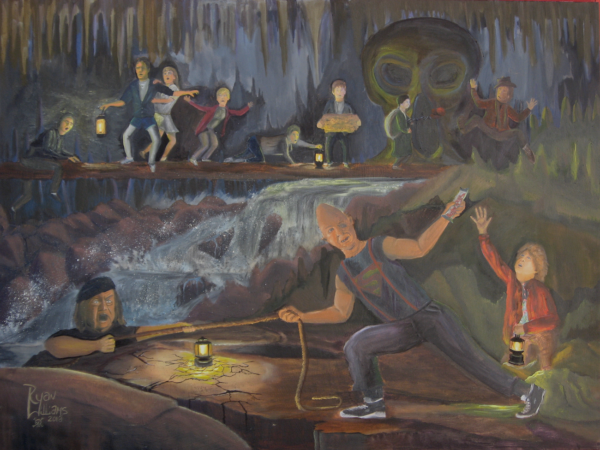 Goonies and Fratellis (2018) Oil on canvas. By Ryan Williams